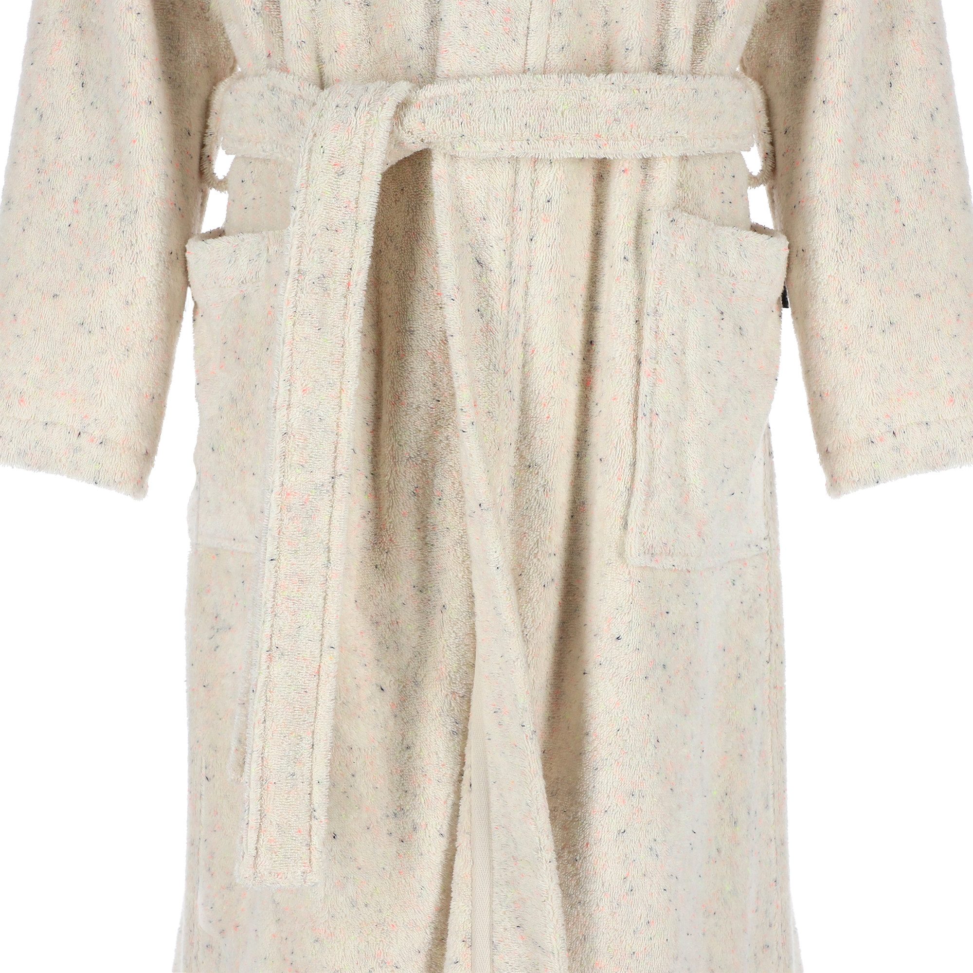 Cawö Home Damenbademantel Neon-Highlights 850 Kimono Frottier, Kimono, 100% Baumwolle