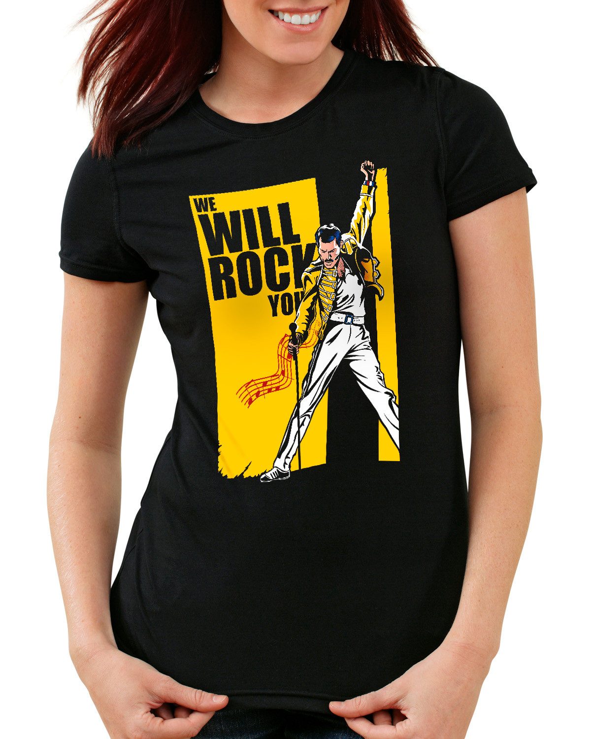 style3 T-Shirt Rock You Freddie freddy mercury queen rock metal freddie