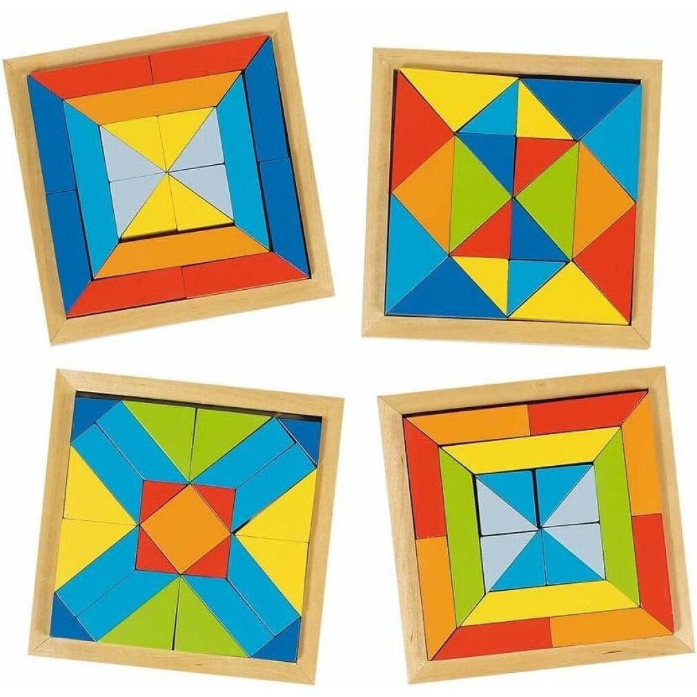 goki Puzzle Holzmosaik Welt der Formen 1 Stück (Mix), Puzzleteile