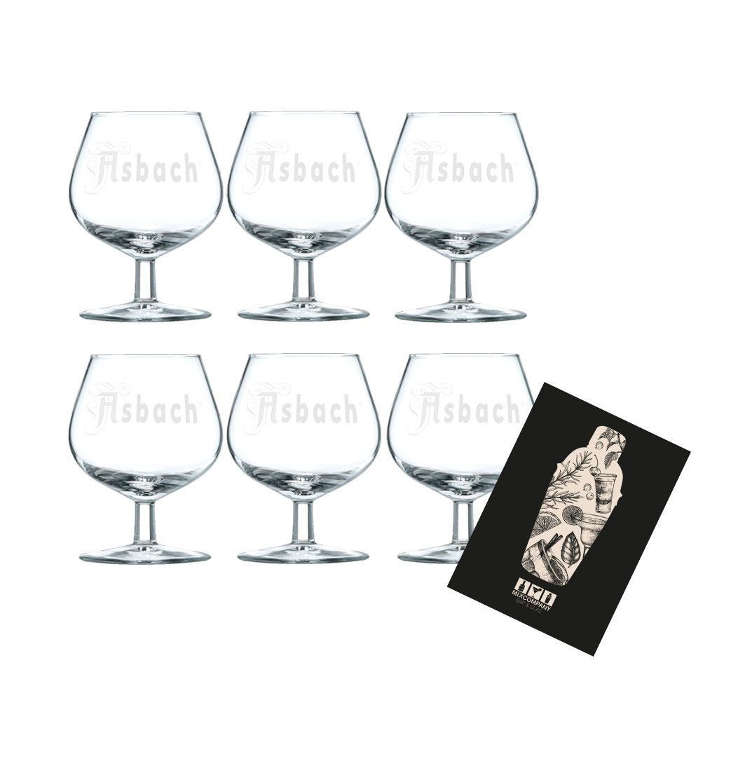Glas Asbach Schwenker Glas 6er Set Gläser