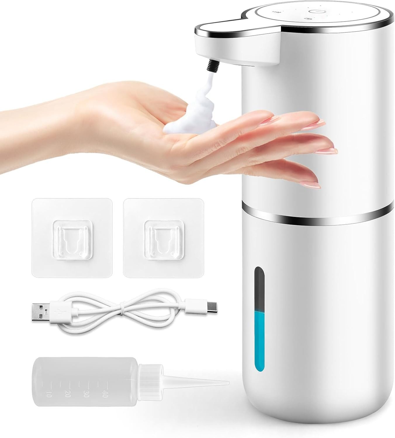 LA CUTE Seifenspender Seifenspender automatisch 380ml Schaum Sensor Wandmon günstig online kaufen