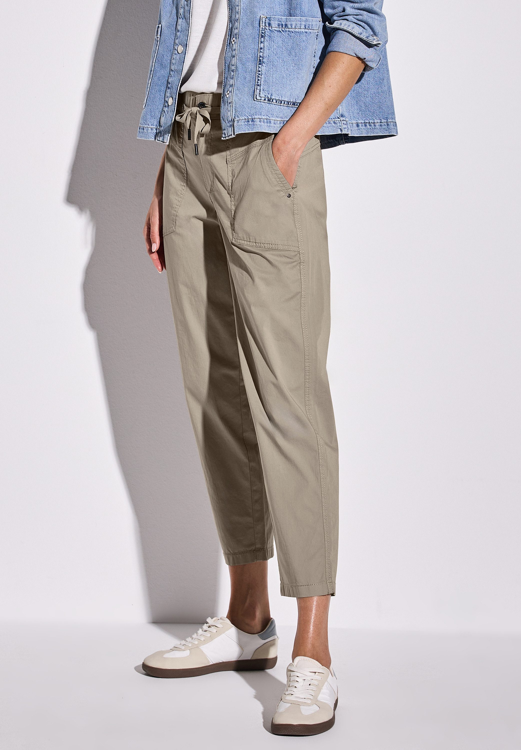 STREET ONE Stoffhose Style Bonny Sommerhose im Cargo Look günstig online kaufen