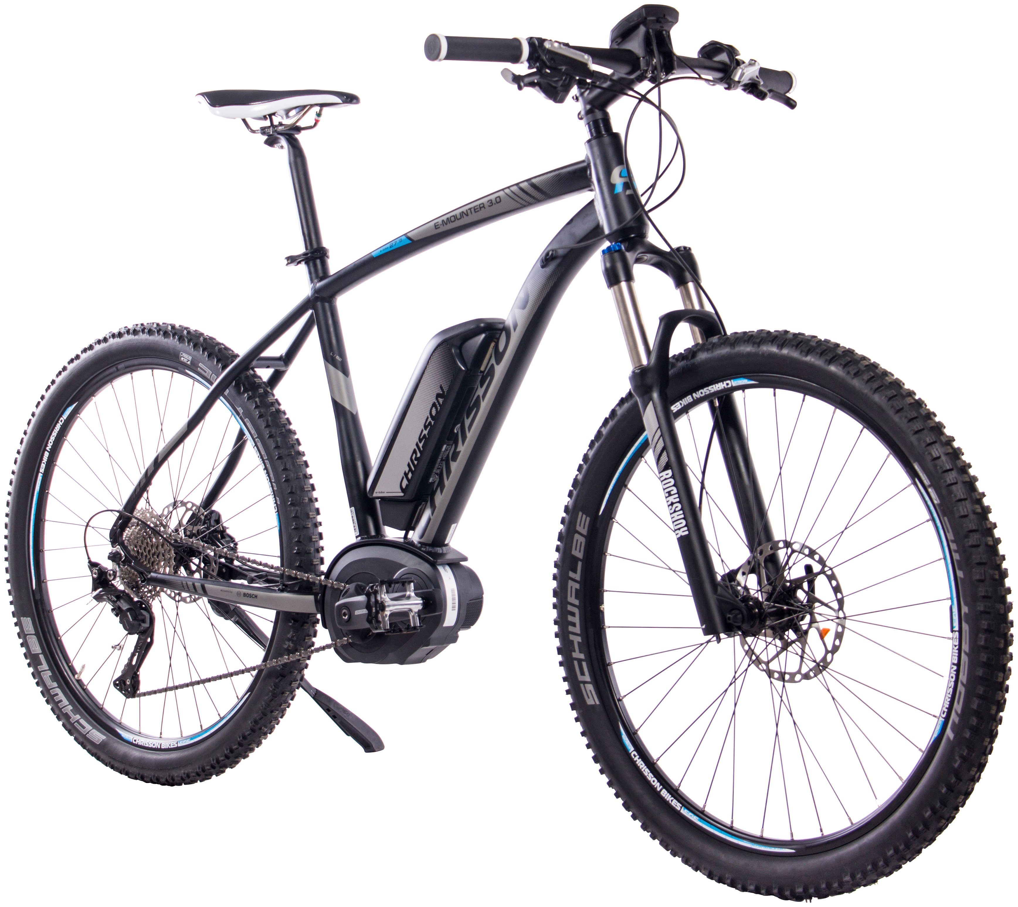 CHRISSON EBike Mountainbike »EMounter 3.0«, 27,5 Zoll