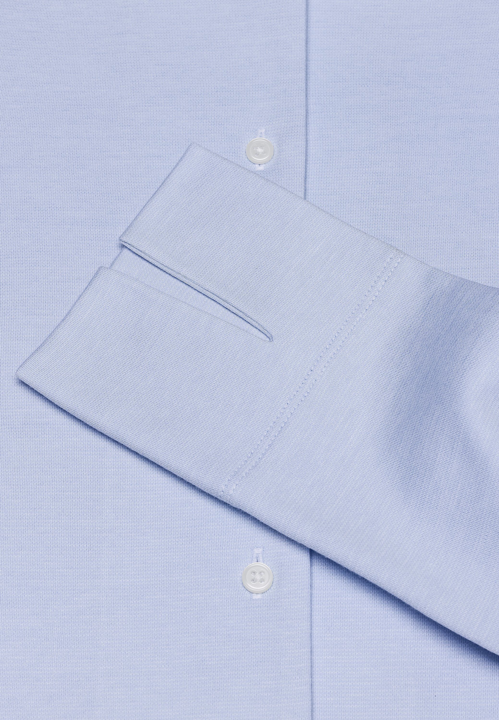 Vincenzo Boretti Klassische Bluse leicht tailliert Jersey Kelchkragen günstig online kaufen
