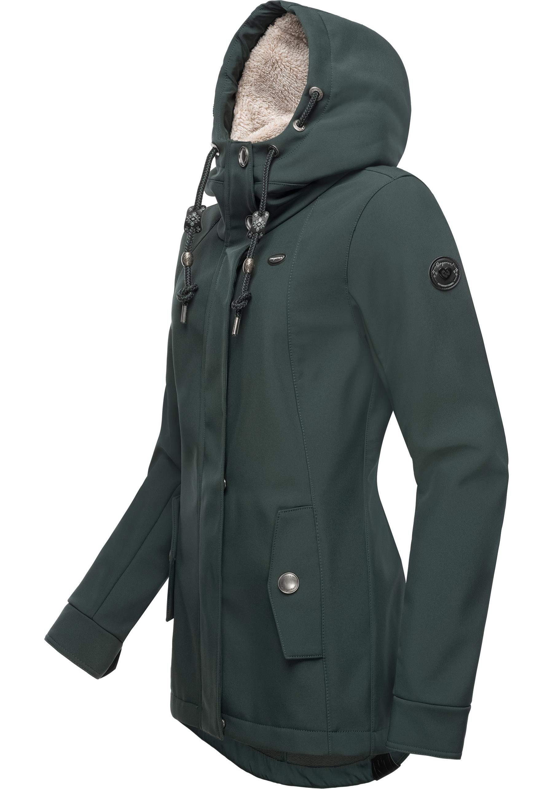 Ragwear Softshelljacke Monadde Softshell Praktische wasserabweisende Softsh günstig online kaufen