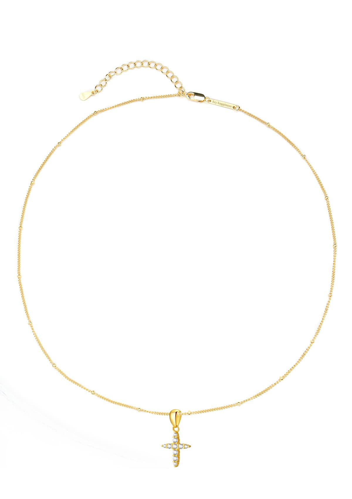 Hey Happiness Kreuzkette Silber 925 mit günstig online kaufen