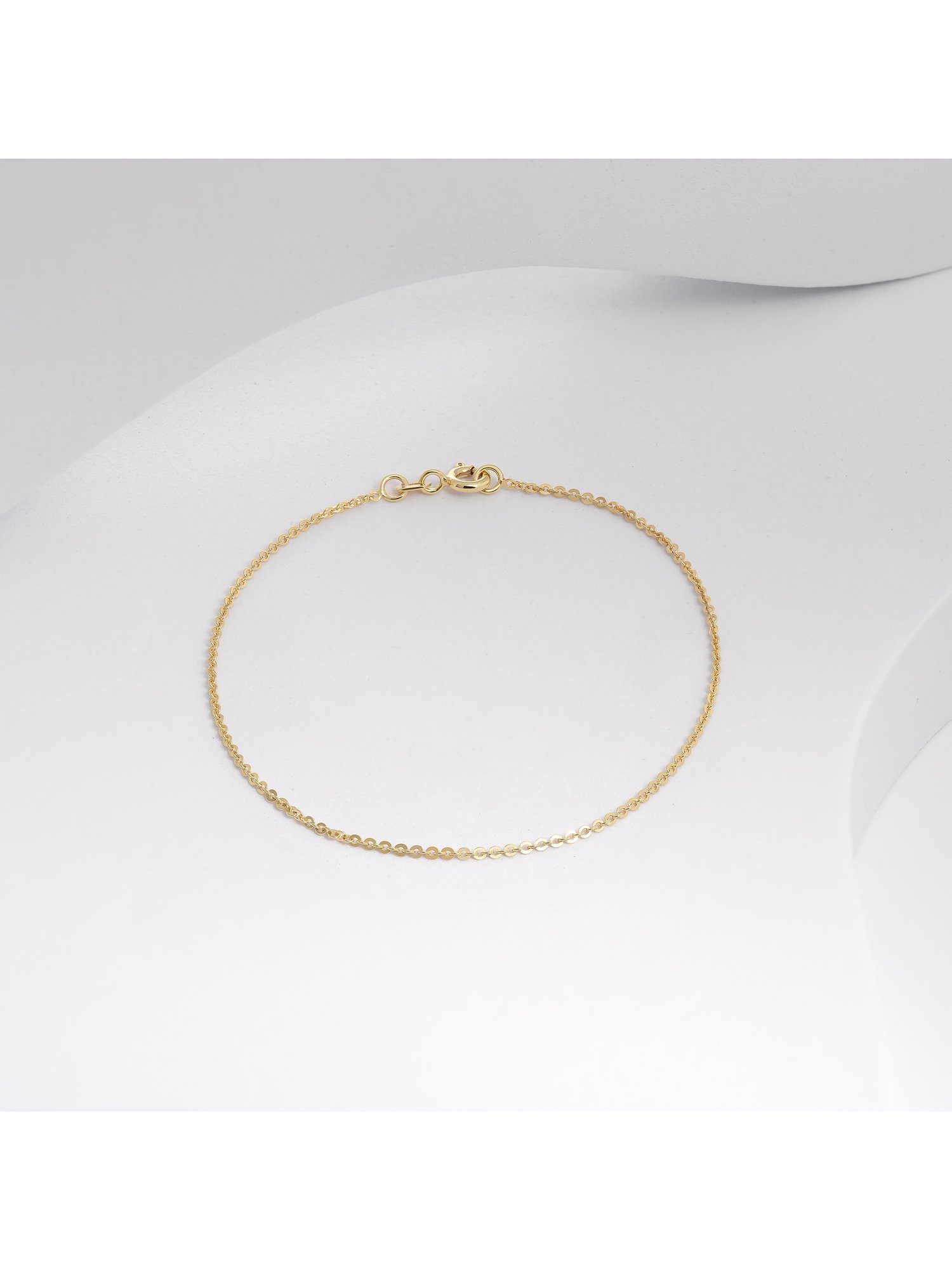 FAVS Silberarmband FAVS Damen-Armband 375er Gelbgold, Klassisch