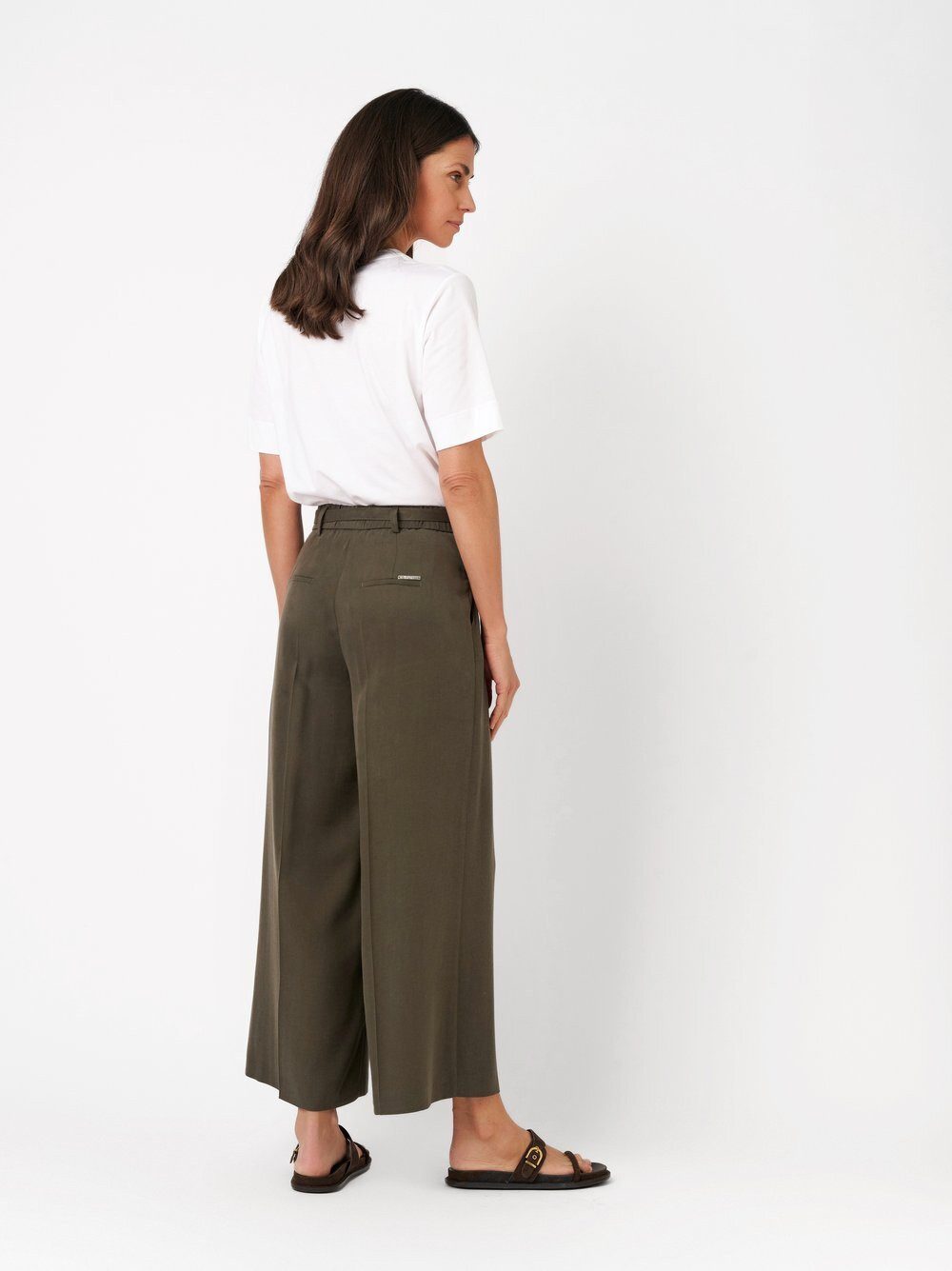 TONI Culotte Luisa Culotte mit Gürtel und Bundfalten