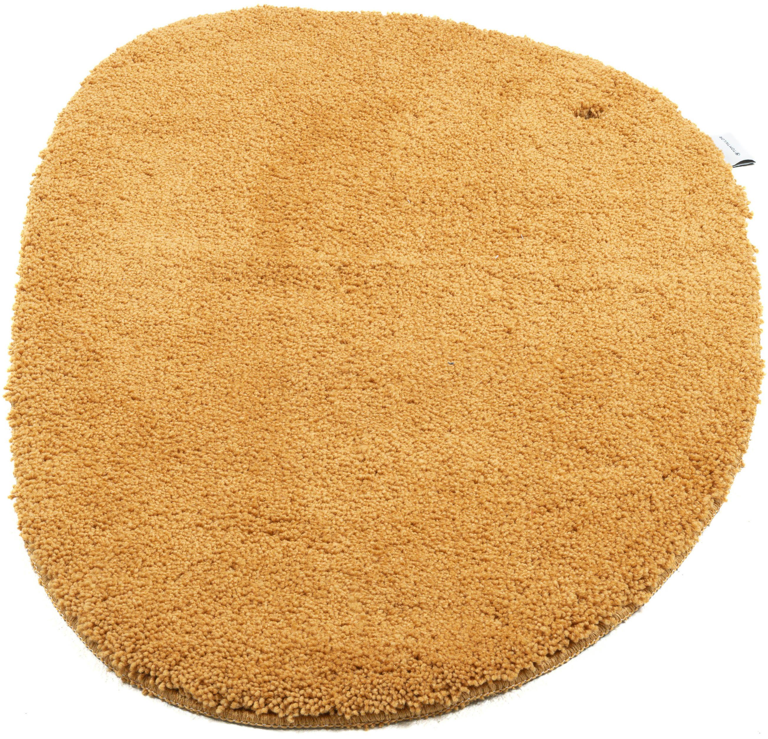 Badematte Cozy Bath UNI TOM TAILOR HOME, Höhe 27 mm, rutschhemmend  beschichtet, fußbodenheizungsgeeignet, Polyester, rechteckig, Badteppich,  Uni Farben, rechteckig, rund und oval erhältlich