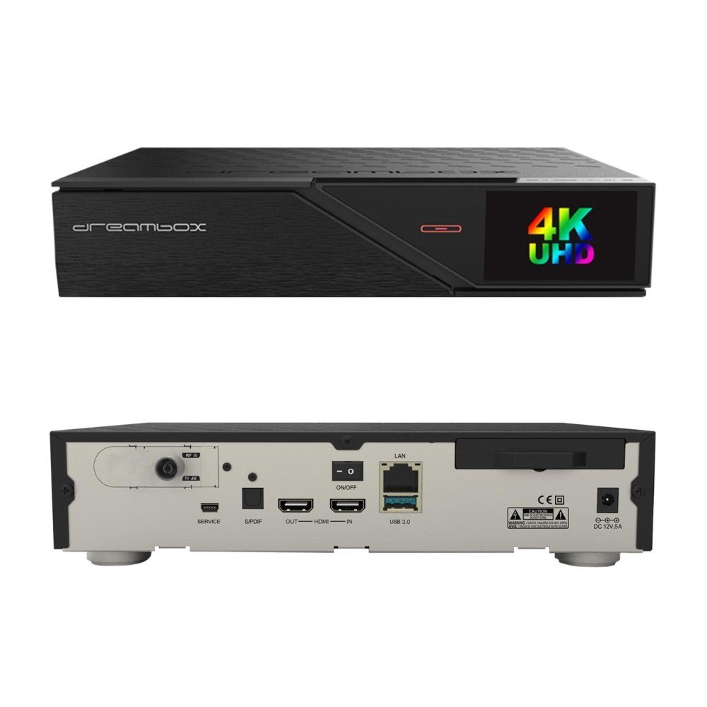 1xDVB-C UHD FBC DM900 PVR 4K E2 Kabel-Receiver RC20 Dreambox Linux