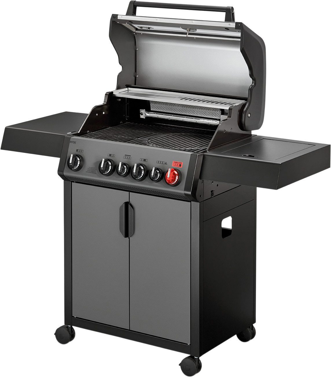 Enders® Gasgrill Hyde 4 SIKR Turbo, erreicht turboschnell extrahohe Temperaturen für scharfes Anbraten​