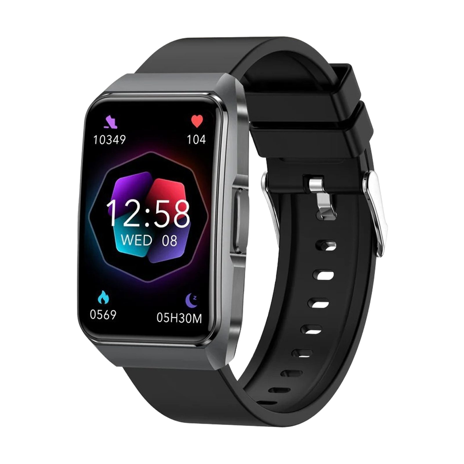 Knauermann Neo 2 Band Gesundheitsuhr mit SOS & Telefonfunktion Smartwatch, Bluetooth