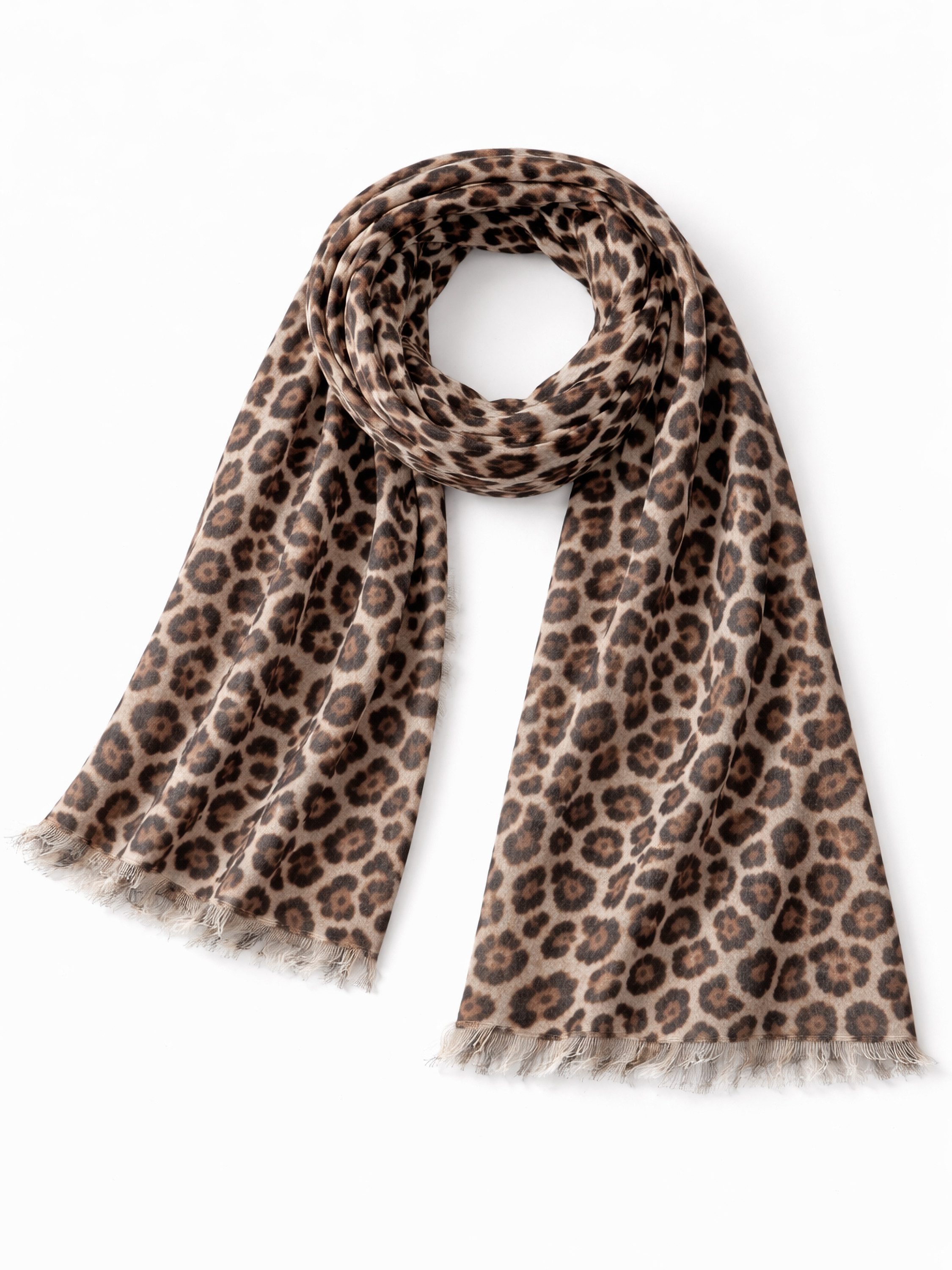 COLLEZIONE ALESSANDRO Modeschal Leo Print, (1-St), Made in Italy, super-weiches Viskose