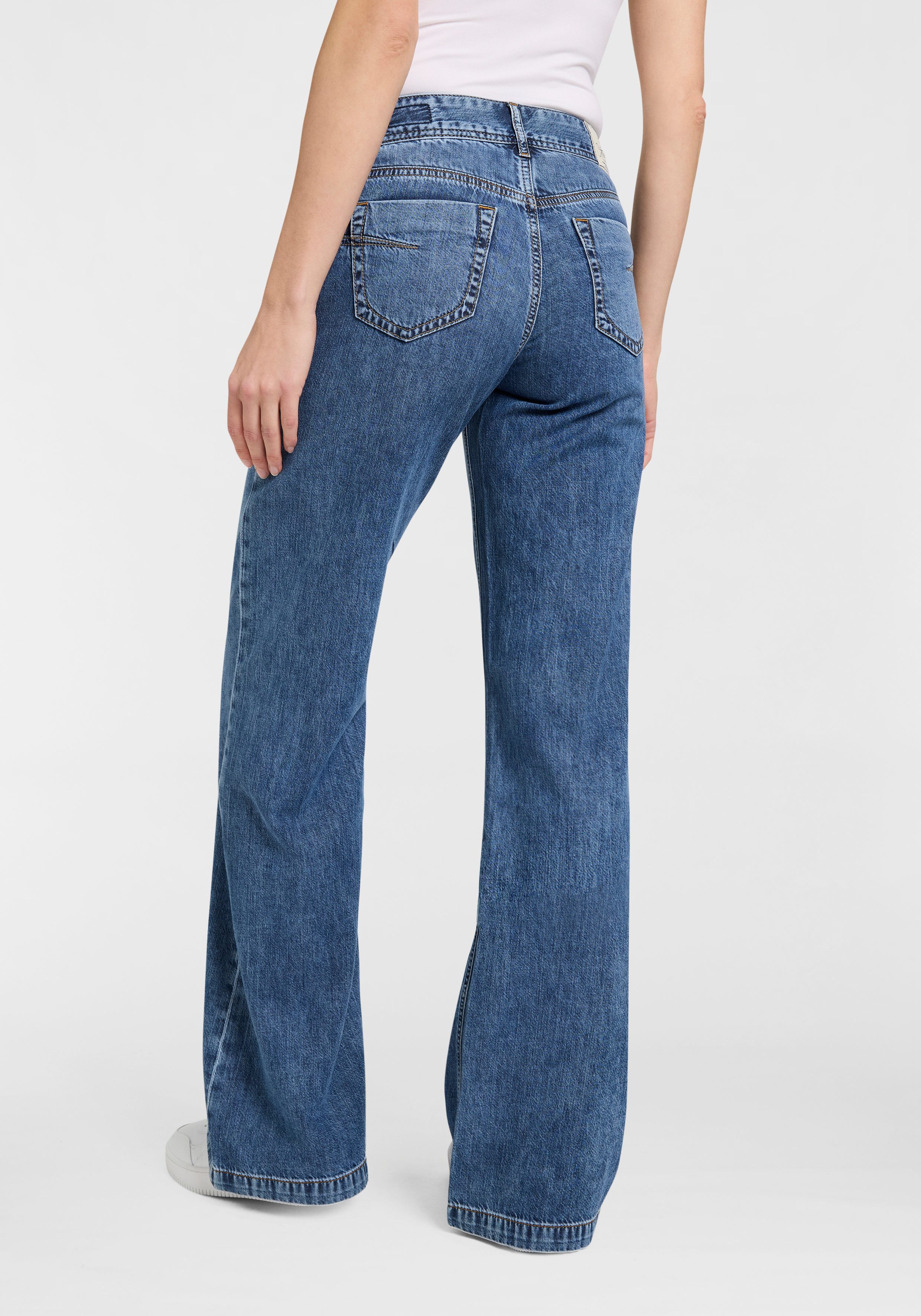 Herrlicher 5-Pocket-Jeans Edna Denim Light mit günstig online kaufen