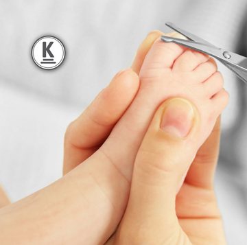 K-Pro Baby-Nagelschere Baby Nagelschere Nagelfeile 1 Set, rosa - Für Neugeborene Babys