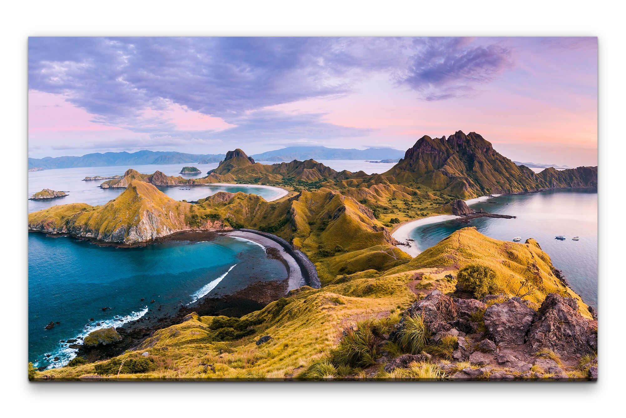 Leinwandbild Bilder XXL Indonesien Küste Wandbild auf Leinwand
