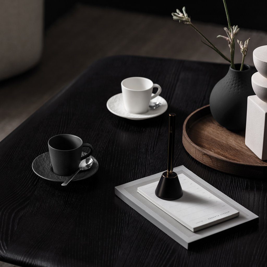 Villeroy & Boch Untertasse Manufacture Espressountertasse, (1 St), Premium Porcelain, mikrow.- & spülm.sicher, Made in Germany