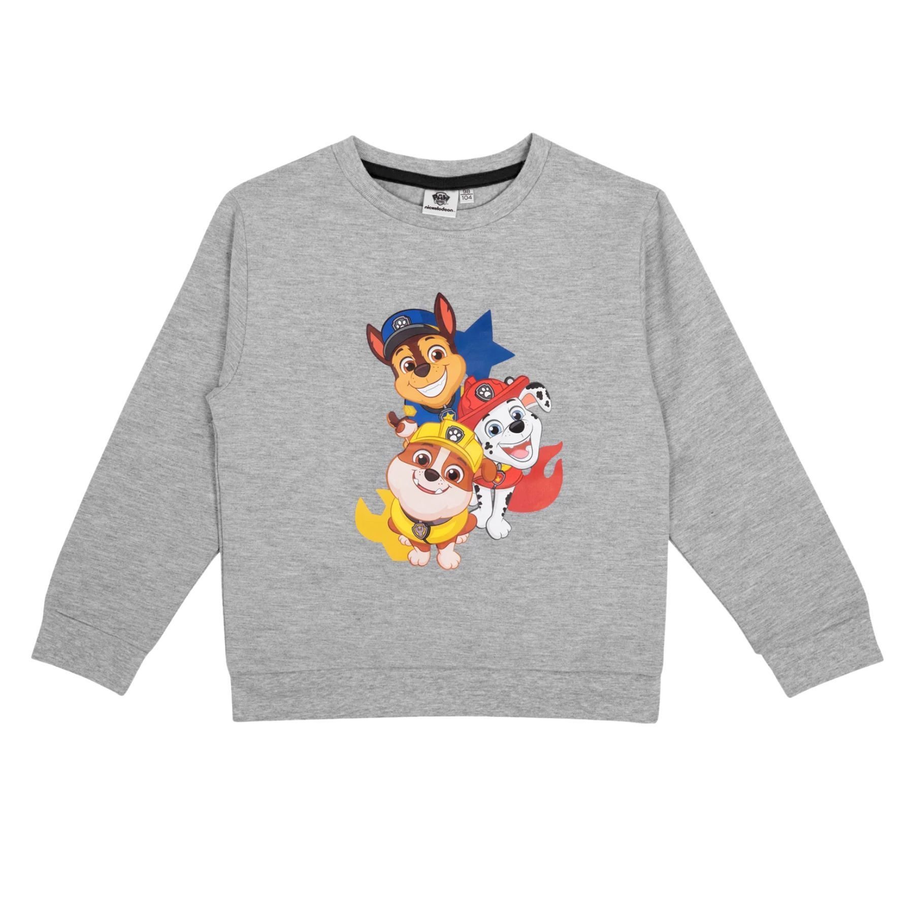 Sweatshirt Paw Patrol Kinder Steckbrücke Shirt Baumwolle Mädchen Jungen