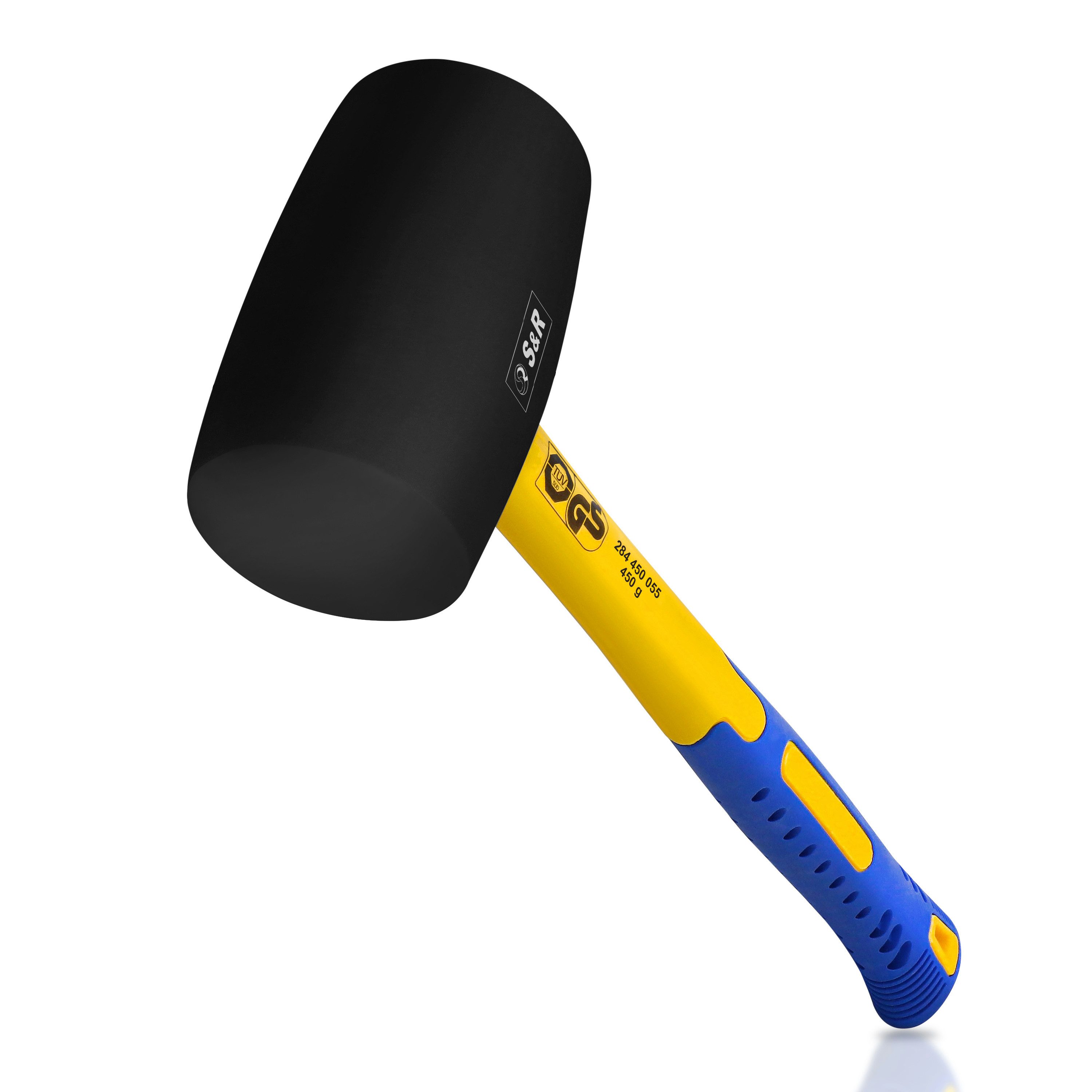 S&R Gummihammer Schwarz 450g aus Naturkautschuk günstig online kaufen