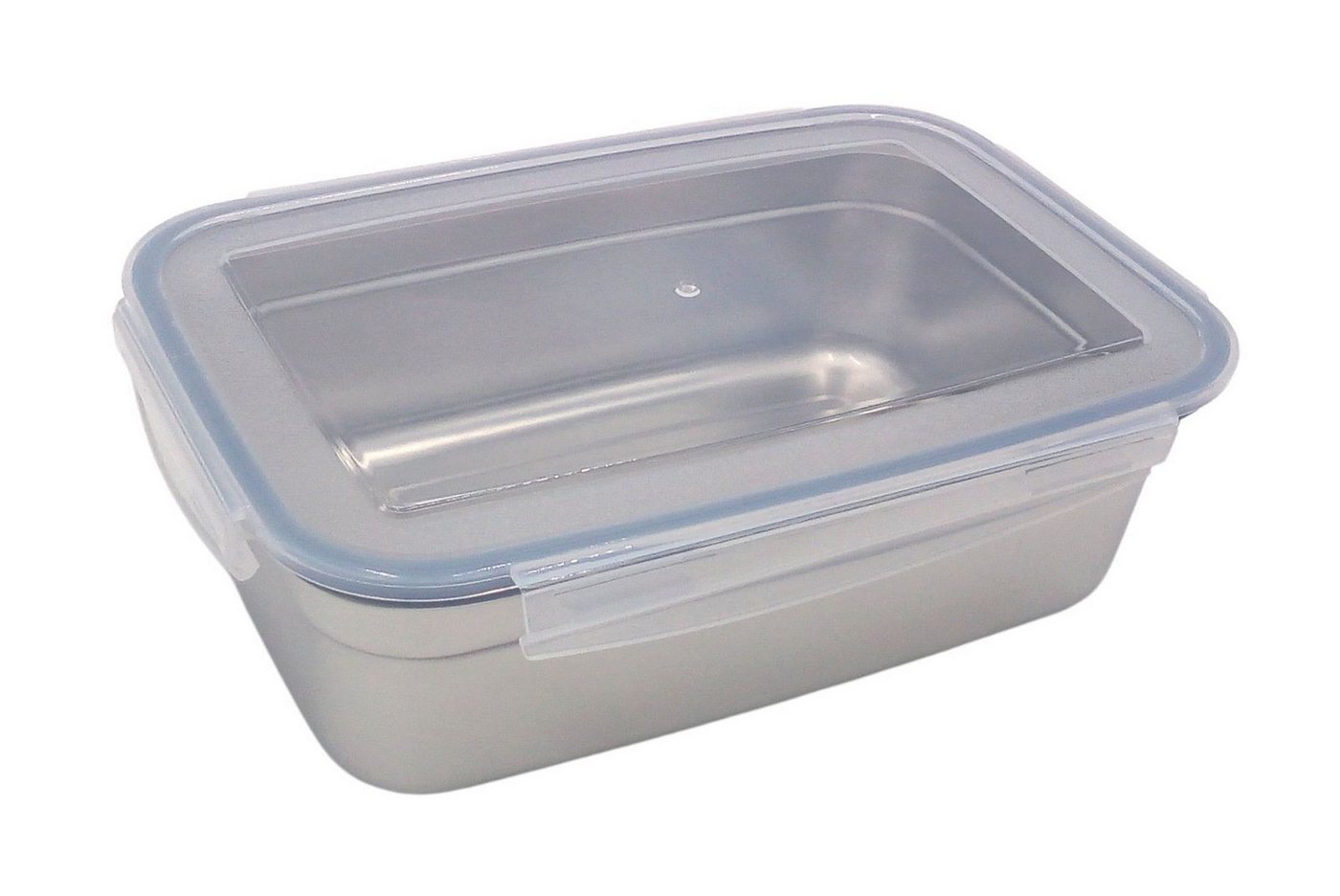 BURI Frischhaltedose Edelstahl Frischhaltedose 850ml Vorratsdose Brotdose Lunchbox, Edelstahl