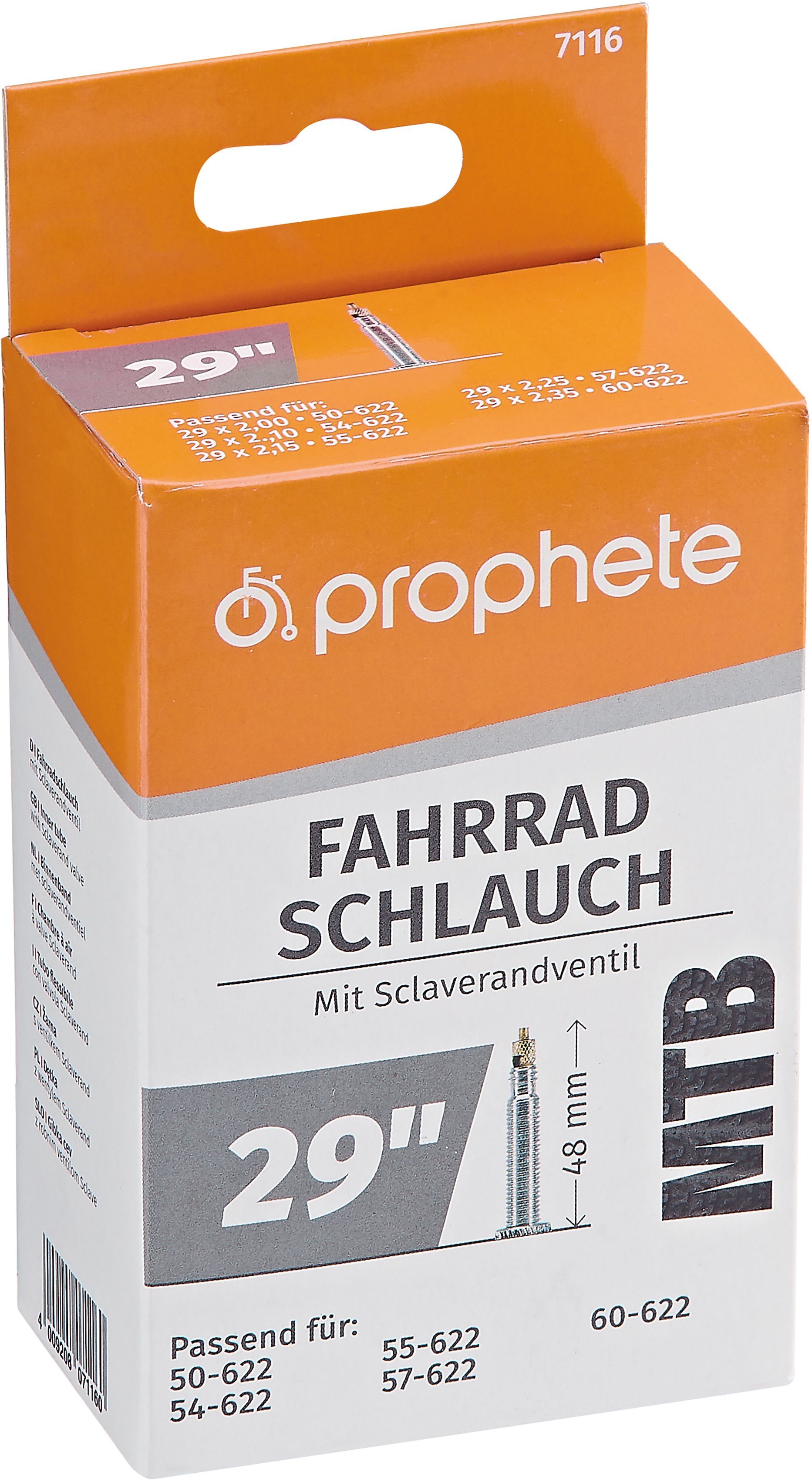 Prophete Fahrradschlauch, 29 Zoll (73,66 cm)