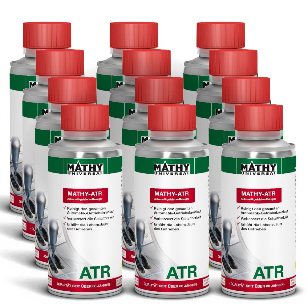 MATHY Getriebezusatz MATHY-ATR Automatikgetriebe-Reiniger 12 x 150 ml, 1,8 l, (12-St) Systemreiniger für Automatikgetriebe