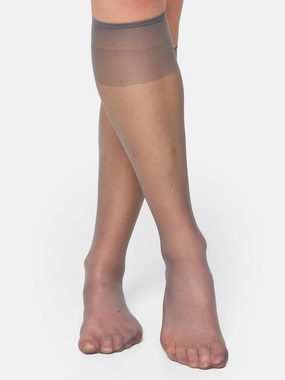 Nur Die Kniestrümpfe Seidenfein 15 DEN Damen (1er/3er/6er/9er Pack, 1-Paar) Knie-strümpfe thermo-socken overknee