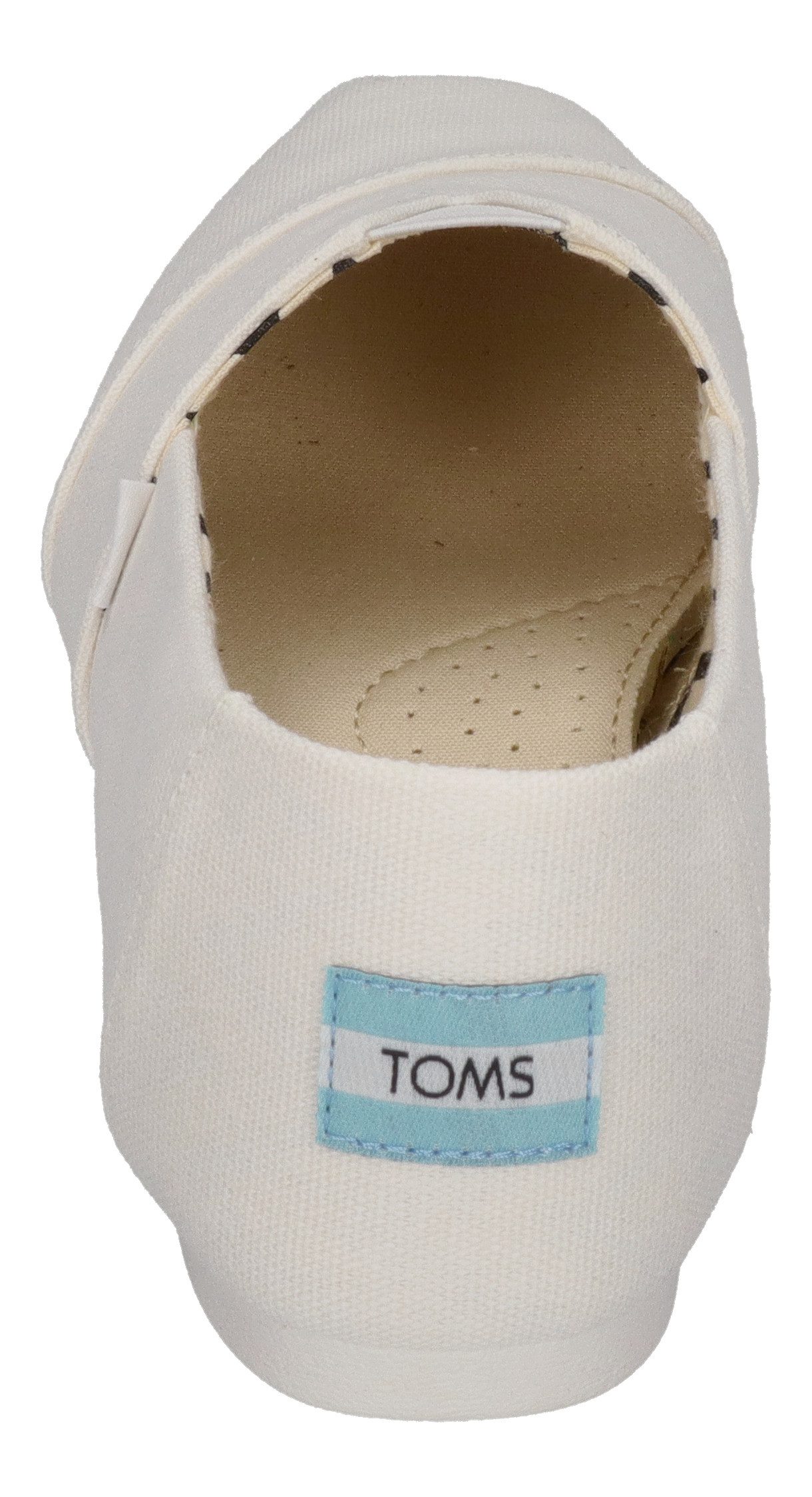 TOMS ALPARGATA Espadrille White Recycled Cotton Canvas