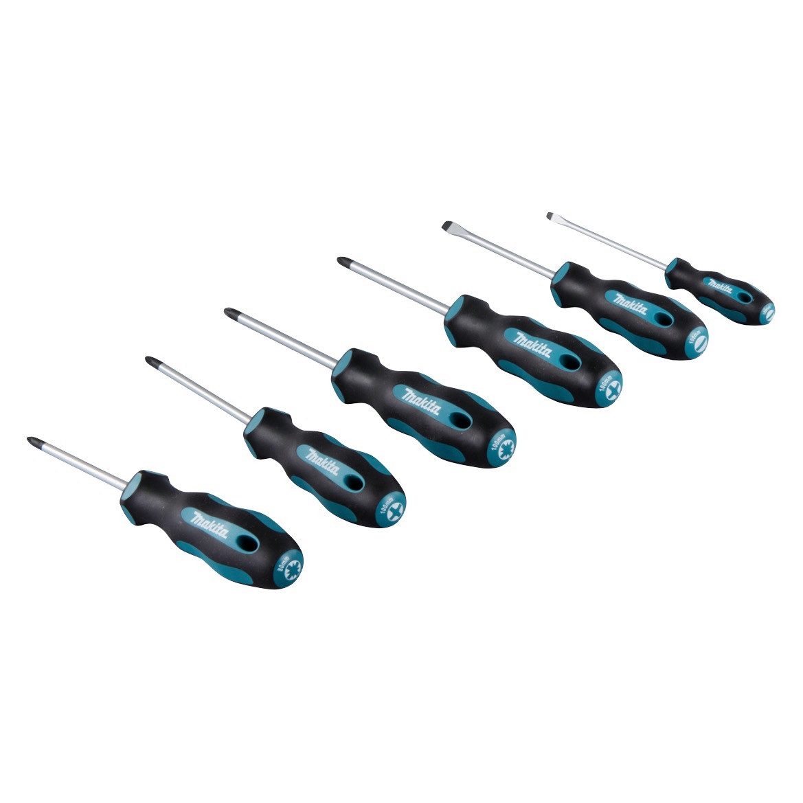 Makita Schraubendreher E-10528 Set 6 tlg. SL4 / SL5,5 / PH1 / PH2 / PZ1 / PZ2 – Bild 4 von 5