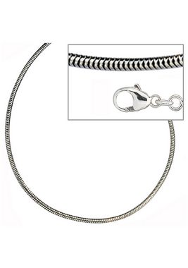 JOBO Silberkette, Schlangenkette 925 Silber 70 cm 1,9 mm