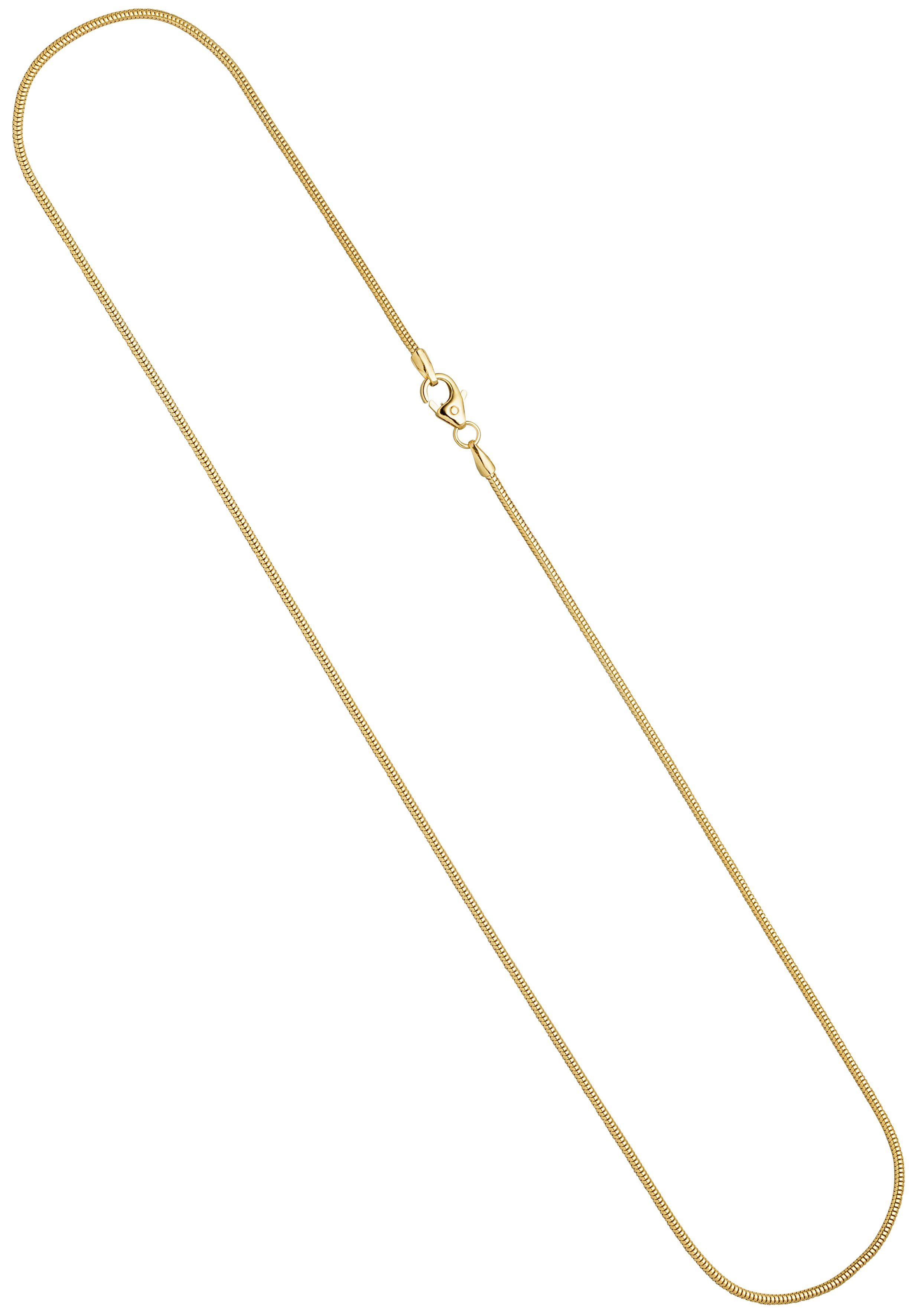 Damen Schmuck JOBO Goldkette, Schlangenkette 333 Gold 42 cm 1,6 mm