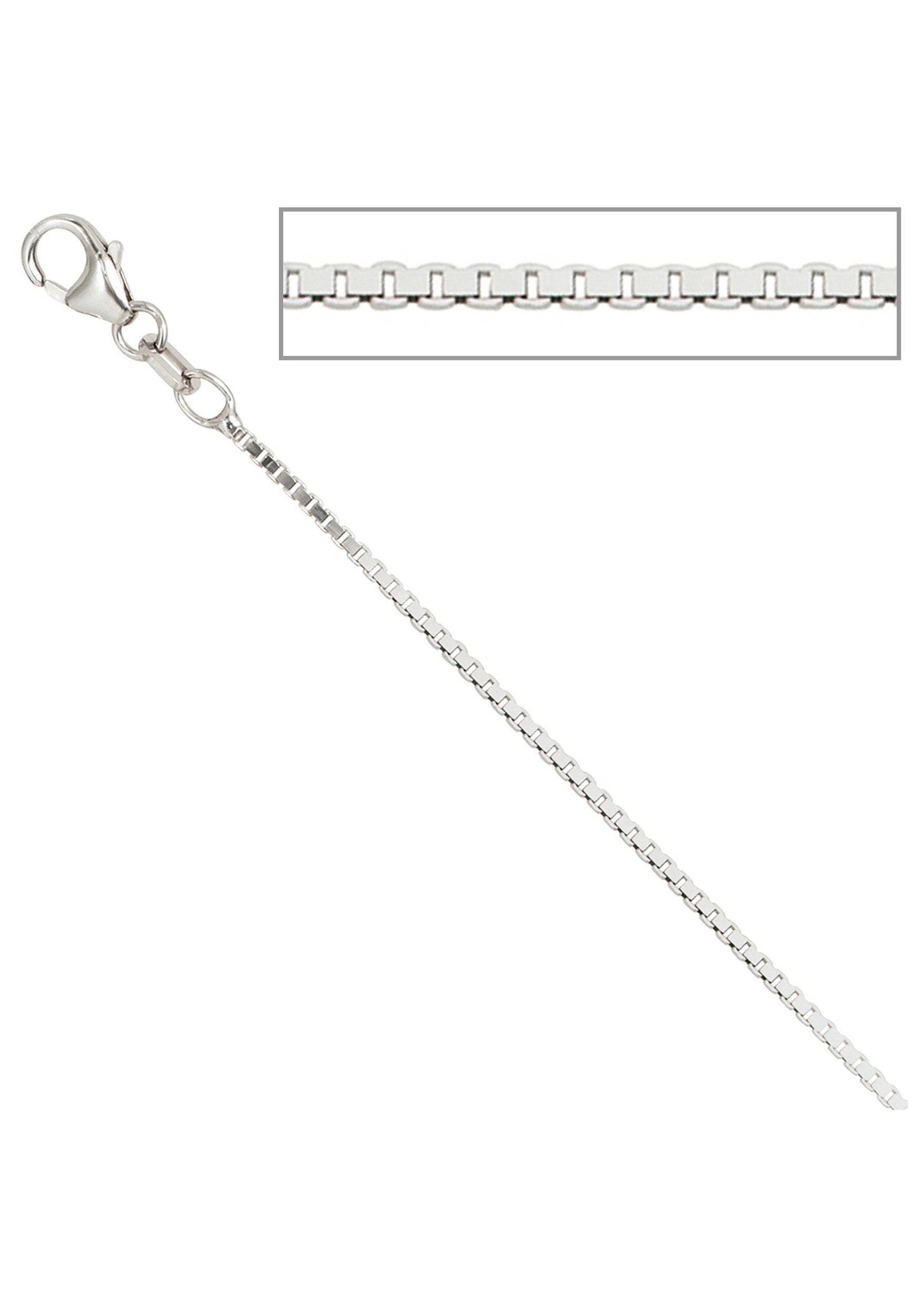 Damen Schmuck JOBO Silberkette, Venezianerkette 925 Silber 50 cm 1,2 mm