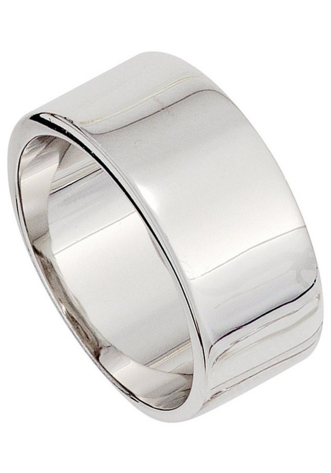 Breiter Ring aus 925 Silber mit Ornament aus Herzen Fingerring Damen