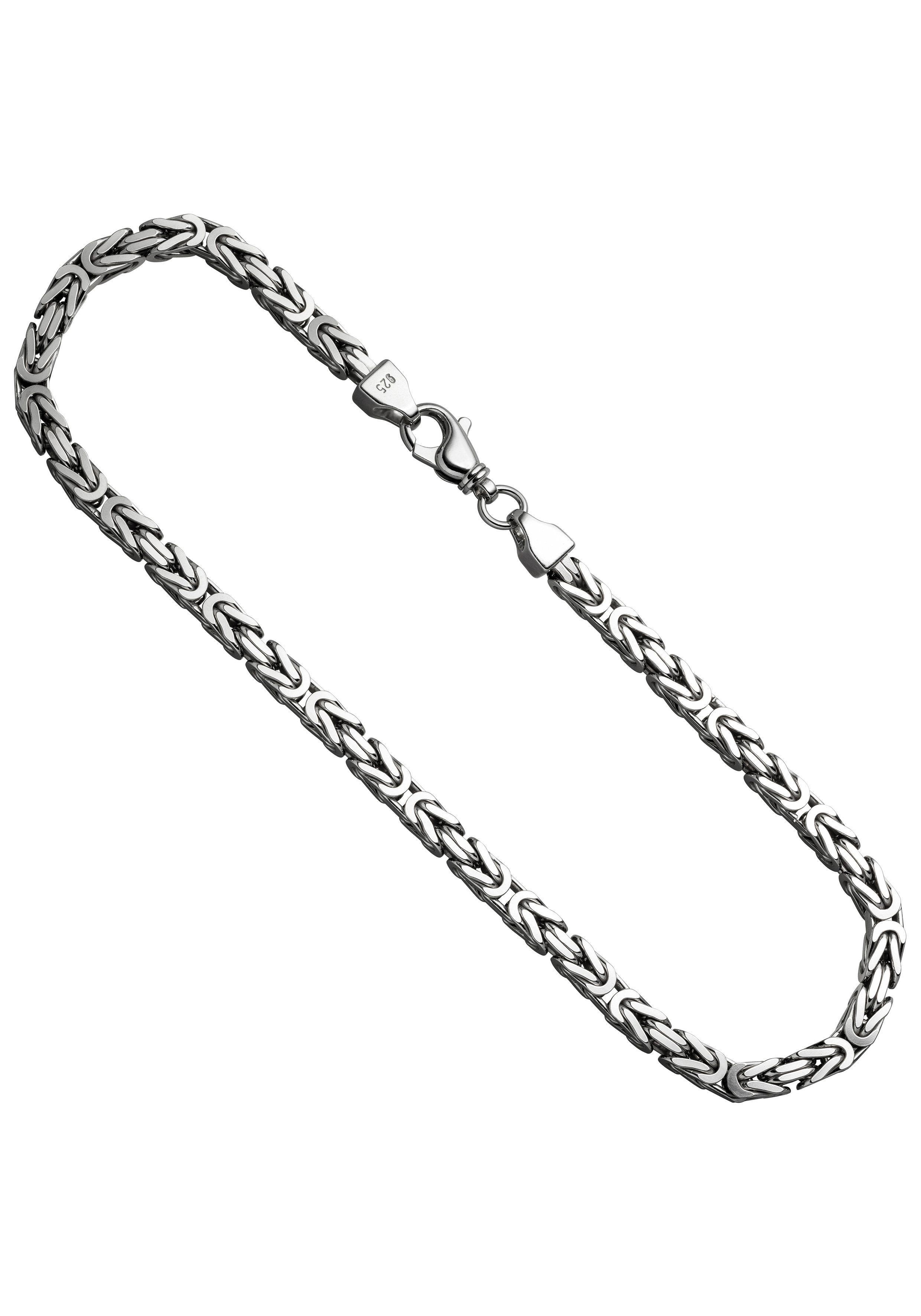 Panzerkette Silberkette 2mm Echt 925 Silber 50cm Sterlingsilber Kette Halskette