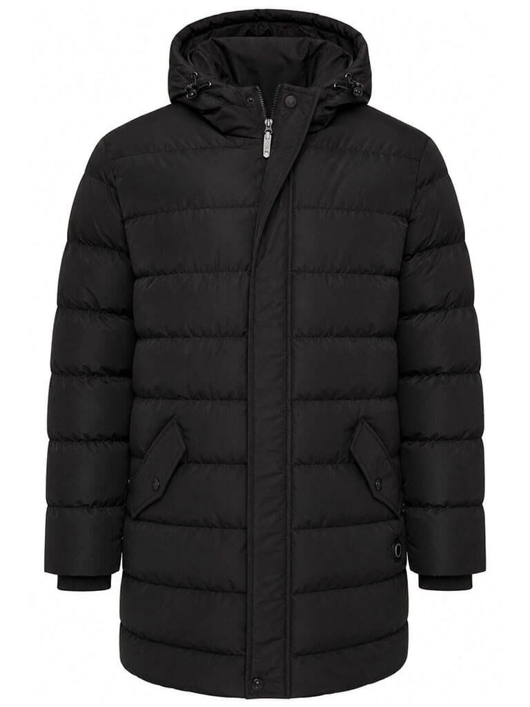 Baumfuchs Steppmantel 62560 Herren Winterparka mit Heizfunktion - Steppjacke Winterjacke 6 Heizzonen, 3 Heizstufen einstellbar, Bis zu 4 Stunden Heizdauer