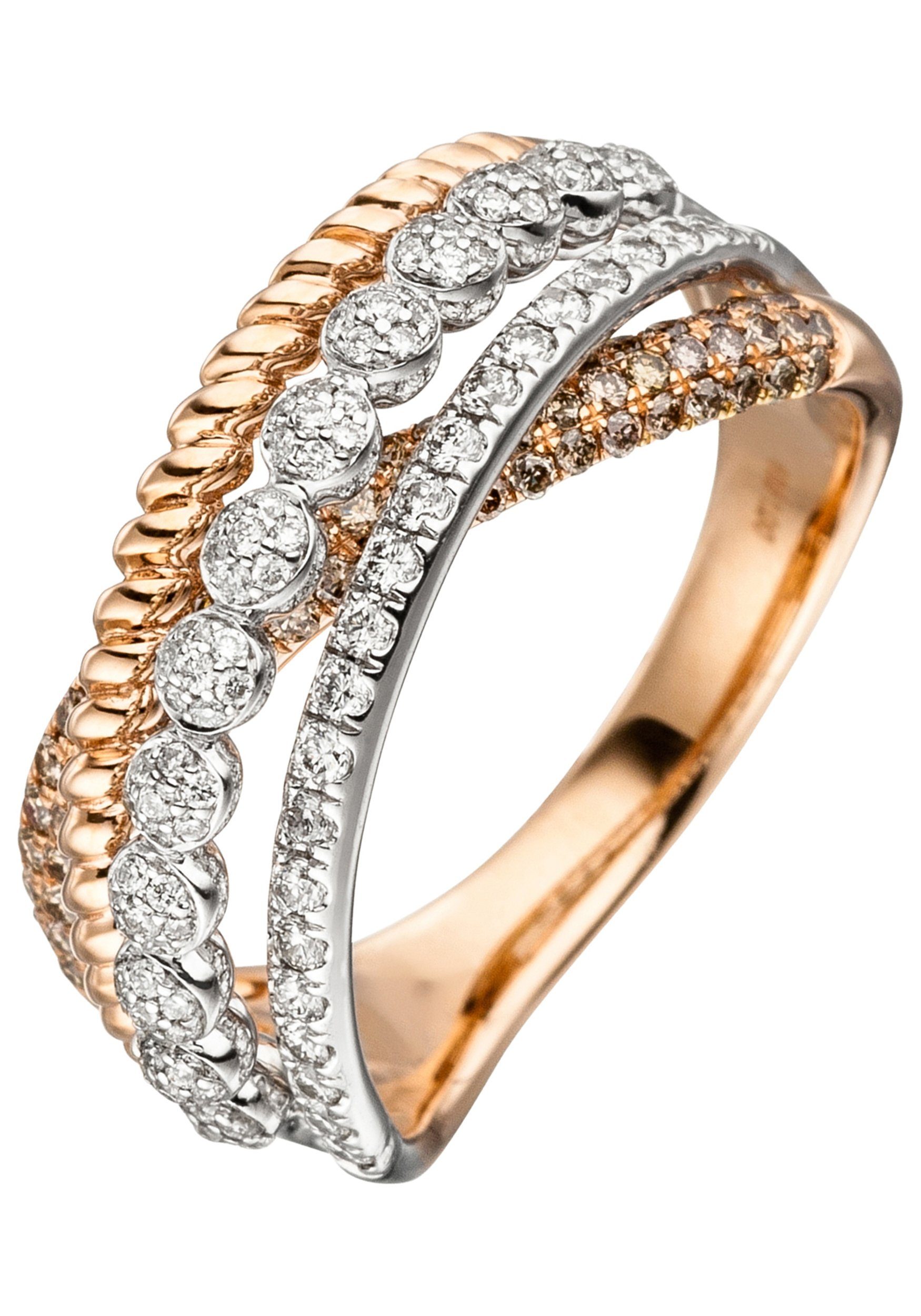 585 Diamantring Diamanten Mit Jobo Roségold 181 uTOZPkXiw