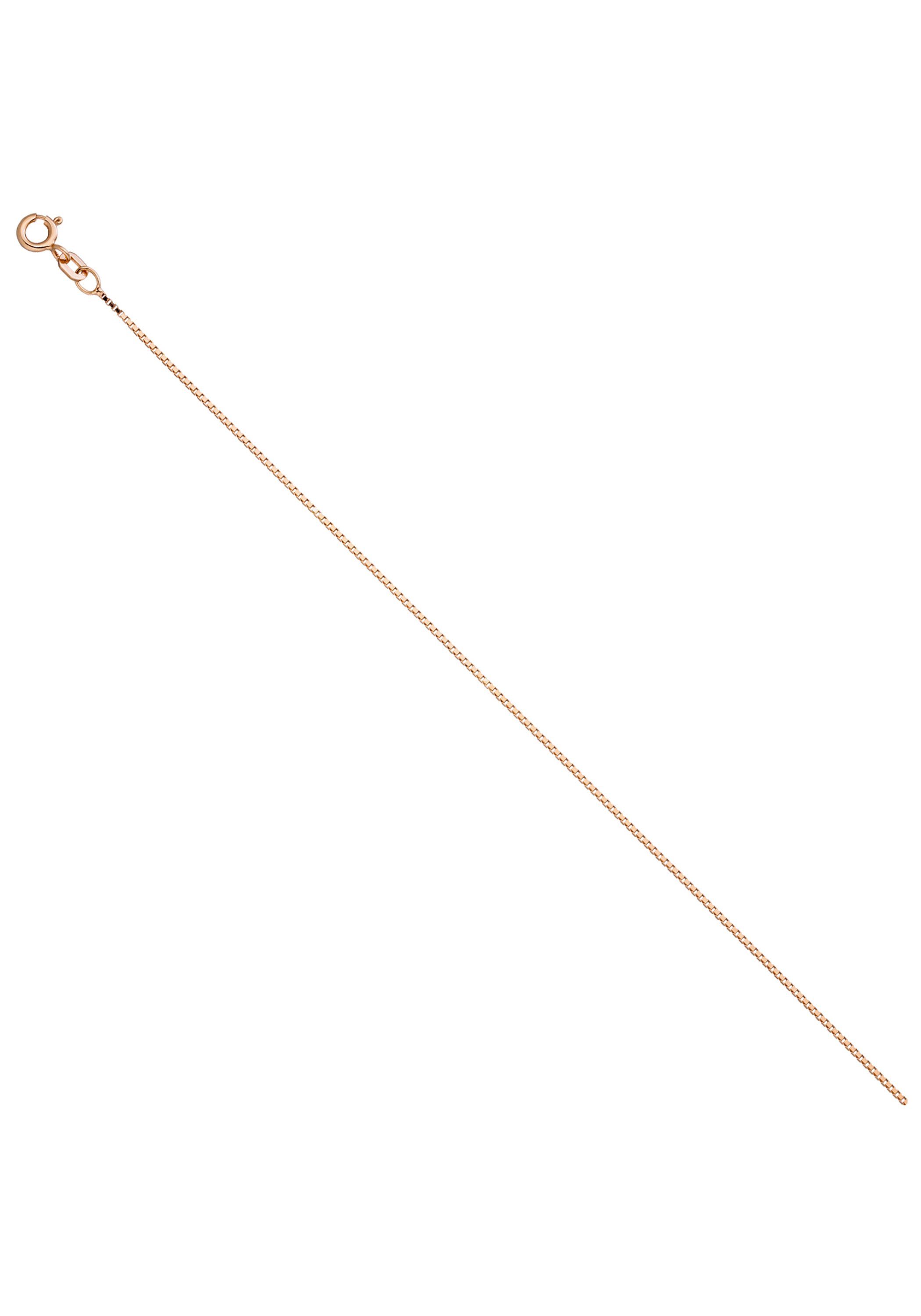 Damen Schmuck JOBO Kette ohne Anhänger, Venezianerkette 925 Silber rosé vergoldet 42 cm