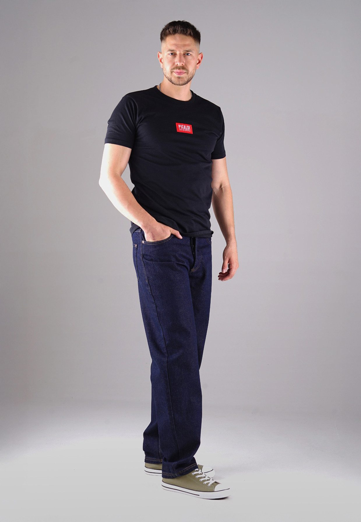 PICALDI Jeans 5-Pocket-Jeans Relax Fit Zicco 472 Dark Blue - Midnight Blue (1-tlg) Relax Carrot Cut