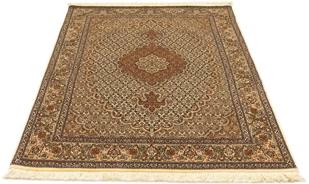 Orientteppich Perser - Täbriz - beige, rechteckig, - mm, Einzelstück Höhe: mit 7 Handgeknüpft, 103 cm - Royal x 147 morgenland, Wohnzimmer, Zertifikat