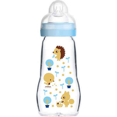 MAM Babyflasche »Weithals Flasche Feel Good, 260 ml, Silikonsauger,«
