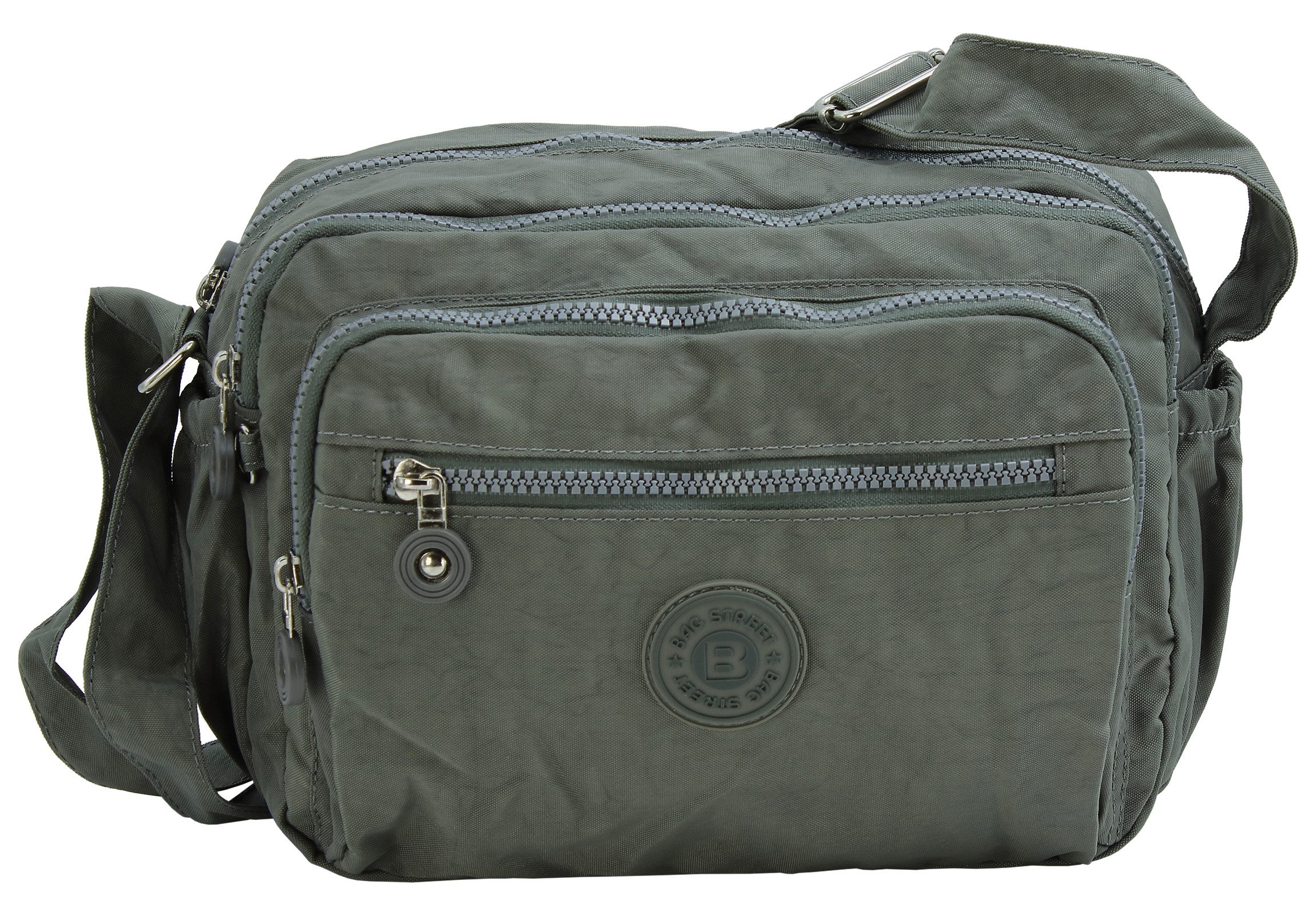 BAG STREET INTERNATIONAL Umhängetasche Leichte Damen Schultertasche Nylon casual Crossbody Bag Freizeittasche, mittelgroß