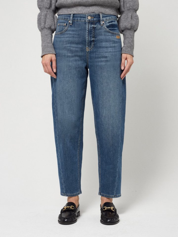 GANG 5-Pocket-Jeans 94BLAKE mit eingesetztem Seitenstreifen, cropped