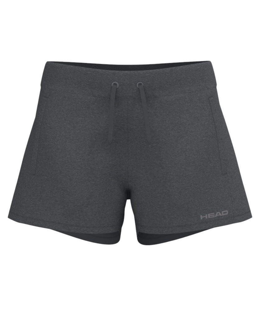 Sporthose Tennishose Club Original (Mischgewebe) kurz grau Mädchen
