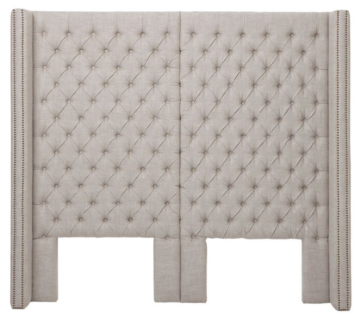 Casa Padrino Bett Bett-Kopfteil 200 x H. 180 cm - Schlafzimmermöbel