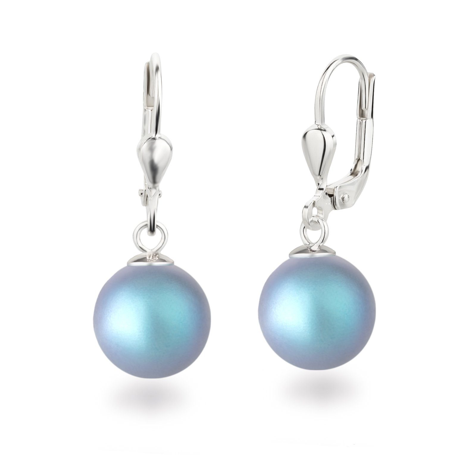 Schöner-SD Paar Ohrhänger Ohrringe Hänger mit Perle 10mm hängend (inkl. Sch günstig online kaufen