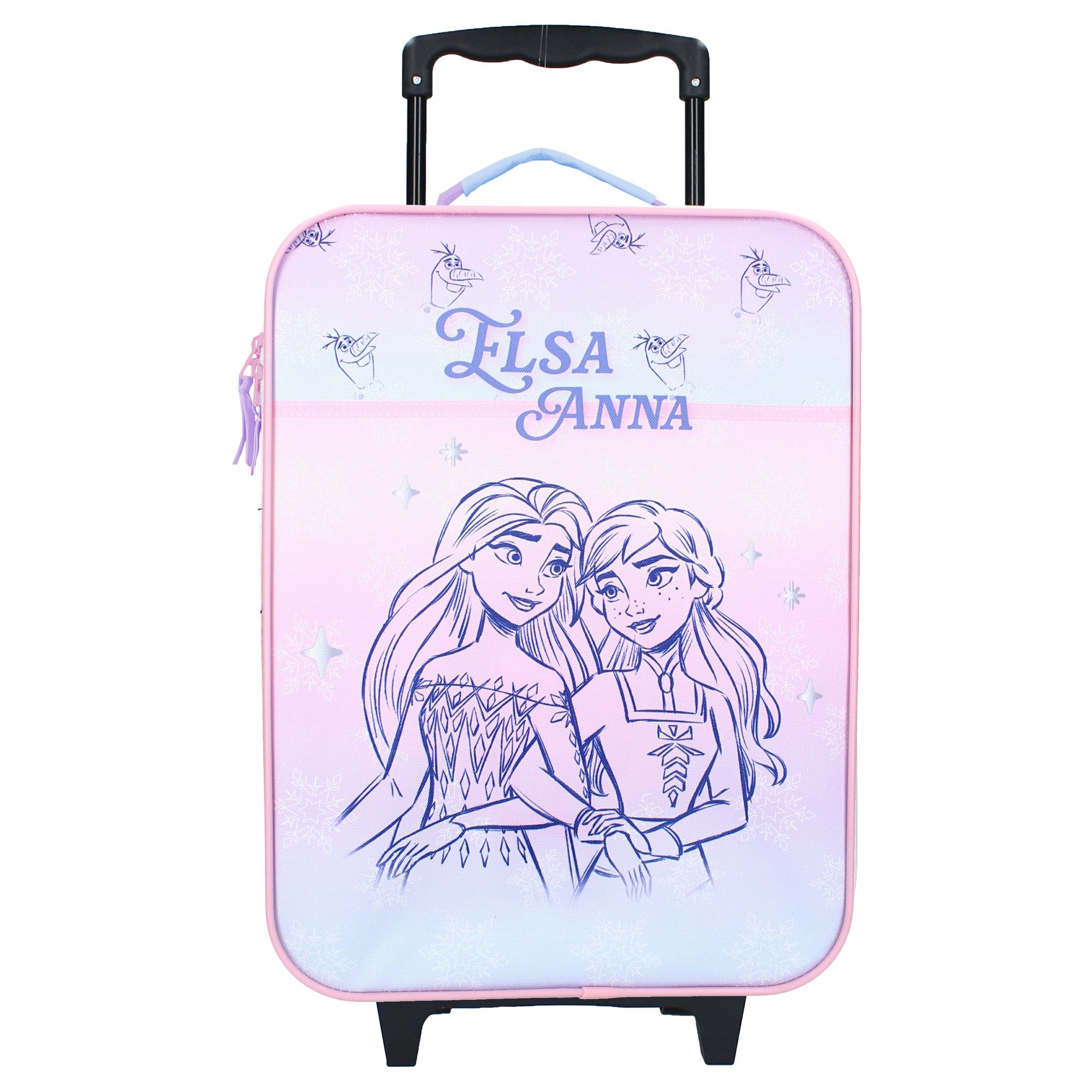 Vadobag Trolley, mit einfachem Griff und doppeltem Reißverschluss