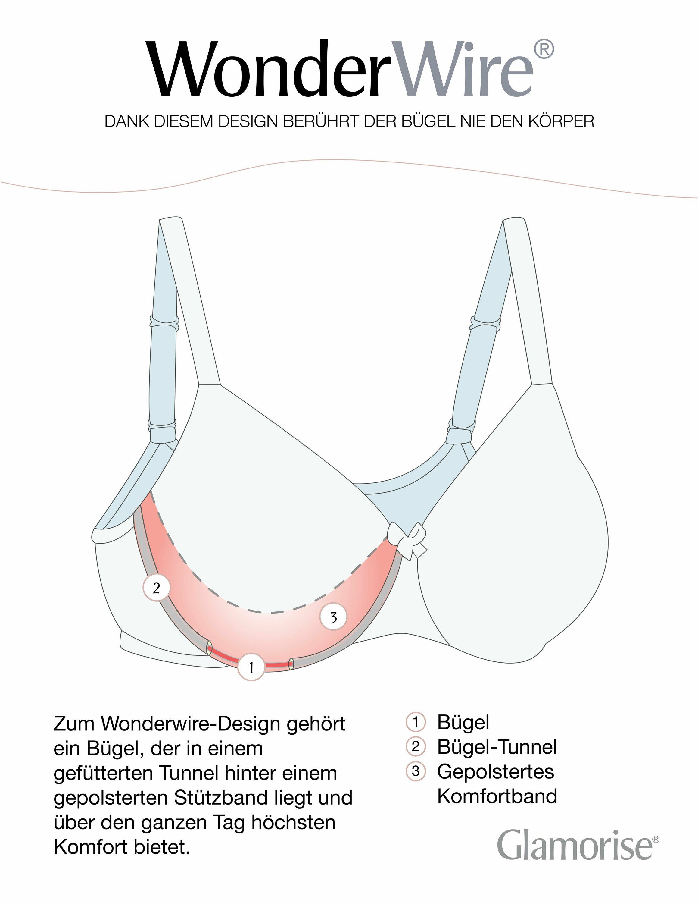 Technologie WonderWire mit Bügel-BH GLAMORISE