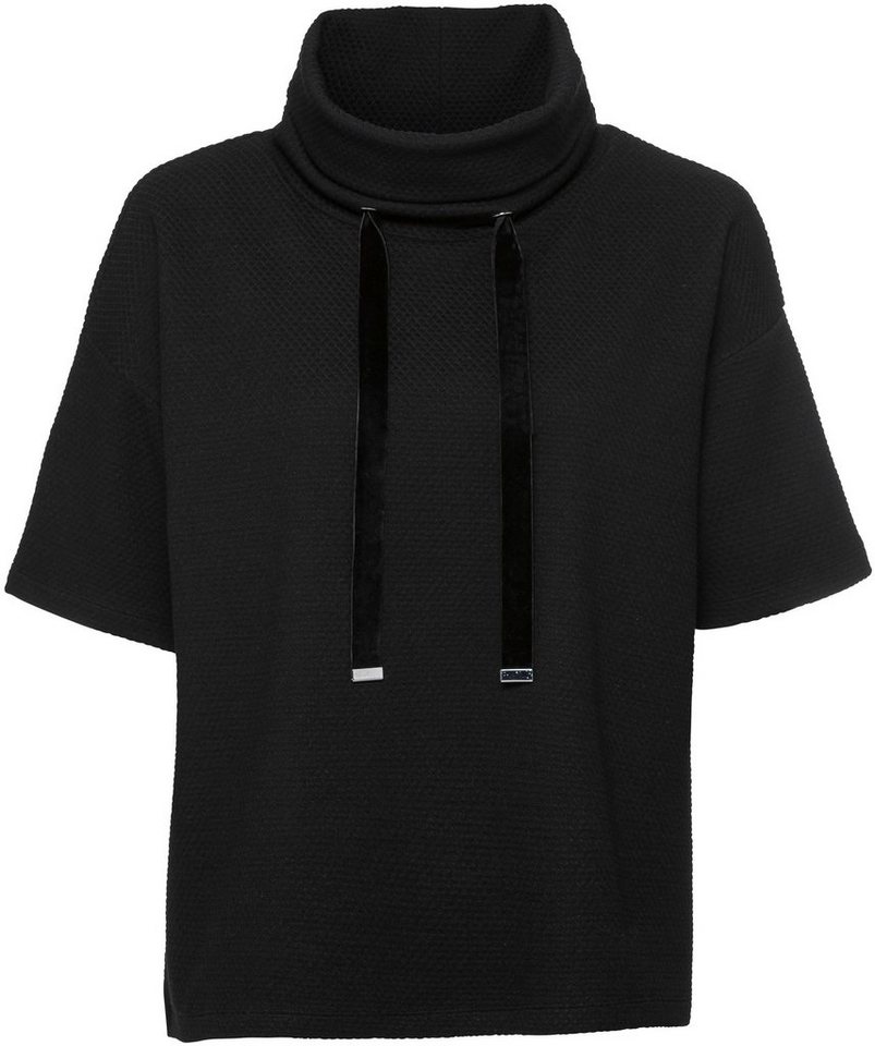 Monari Kurzarmpullover mit Samtband Monari Kurzarmpullover mit Samtband