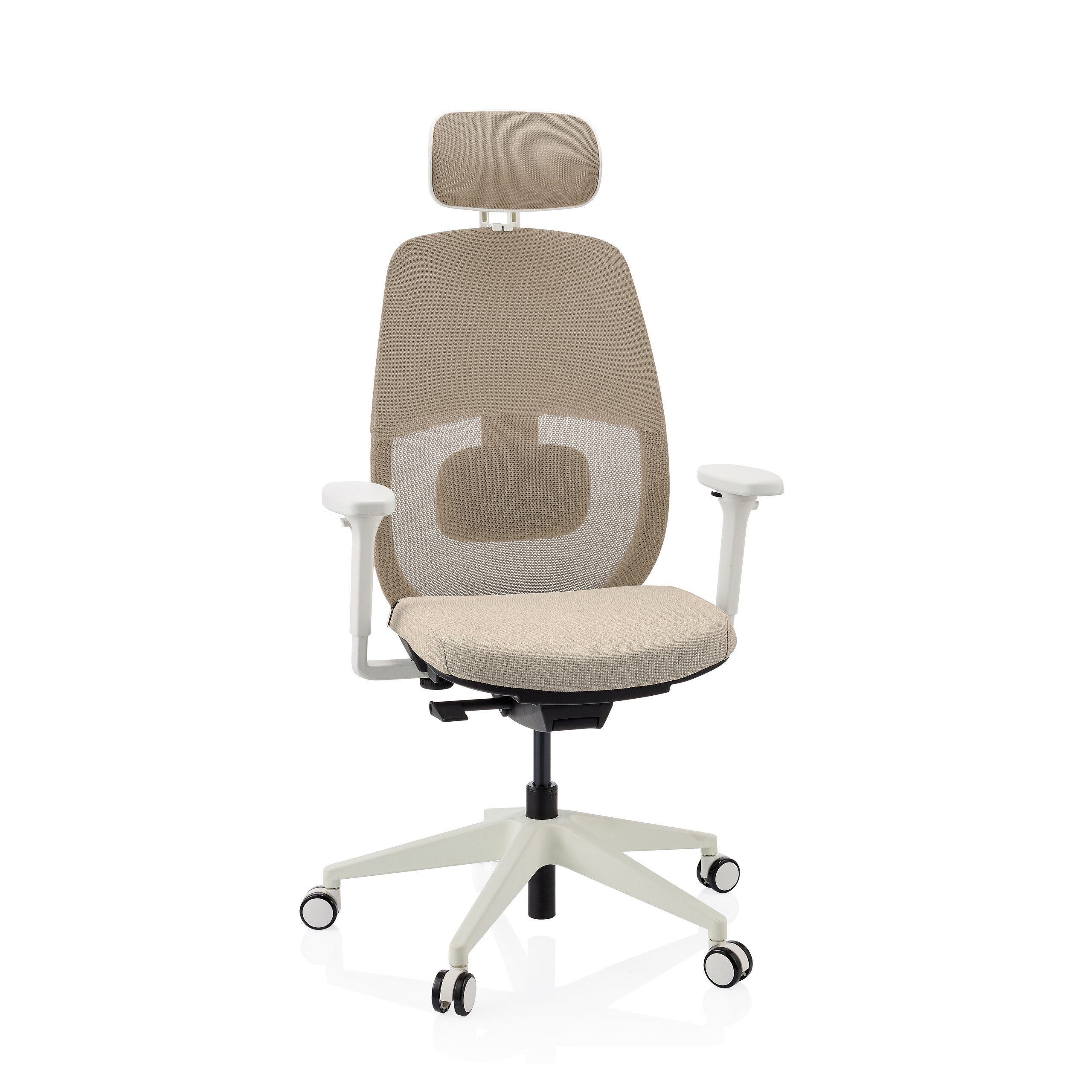hjh OFFICE Drehstuhl Profi Bürostuhl Skandis Pro Stoff / Netzstoff (1 St), Ergonomischer Chefsessel, Schreibtischstuhl höhenverstellbar