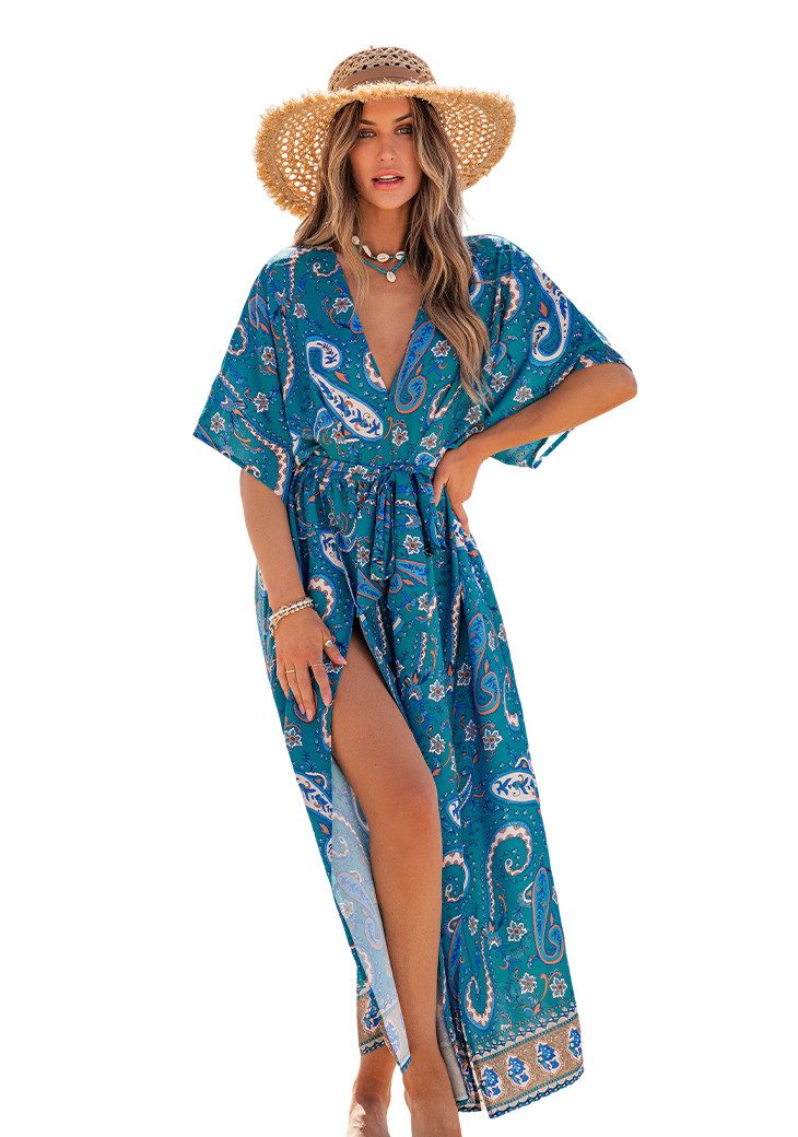 Cupshe Strandkleid Badeanzug mit geteiltem Strand-Maxi günstig online kaufen